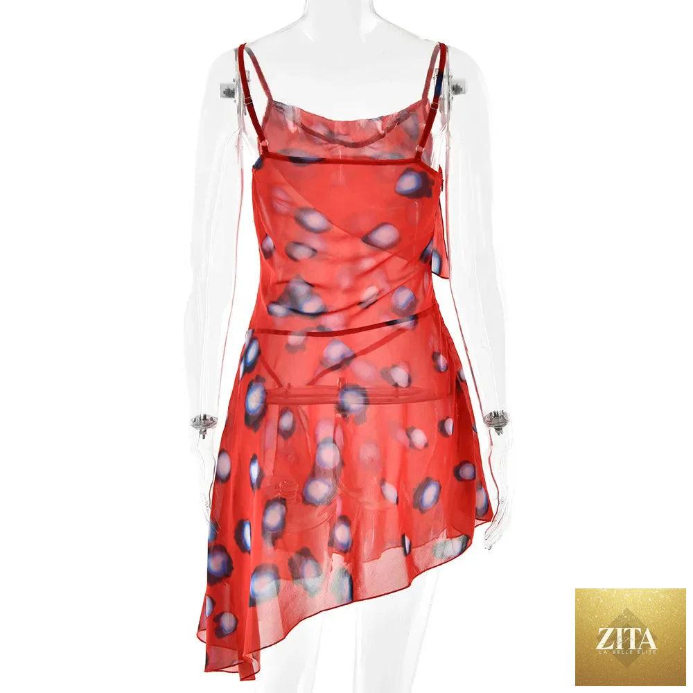 Sexy Printed With Detachable Scarf Women's Shirt Dress Lapel Collar Full Sleeve Button Mini Dresses 2026 Summer Chic Female Robe
