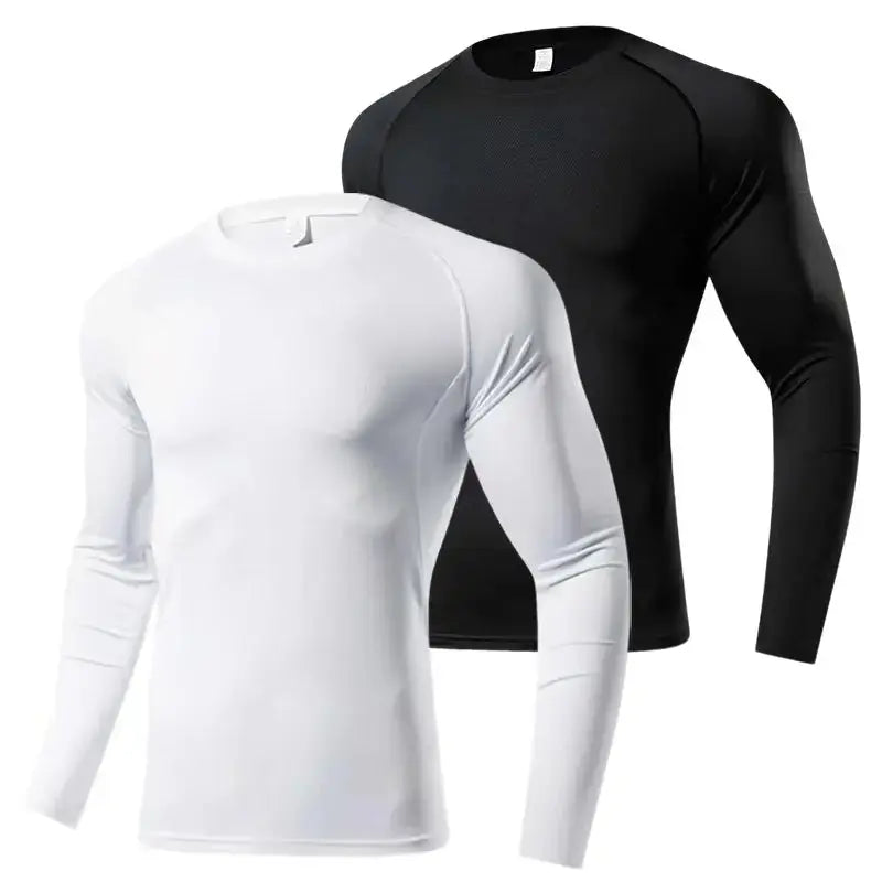 Men's fitness long sleeve suit, sports T-shirt tight and elastic, gym fitness training, quick dry comfortable fit ZITA LA BELLE ÉLITE