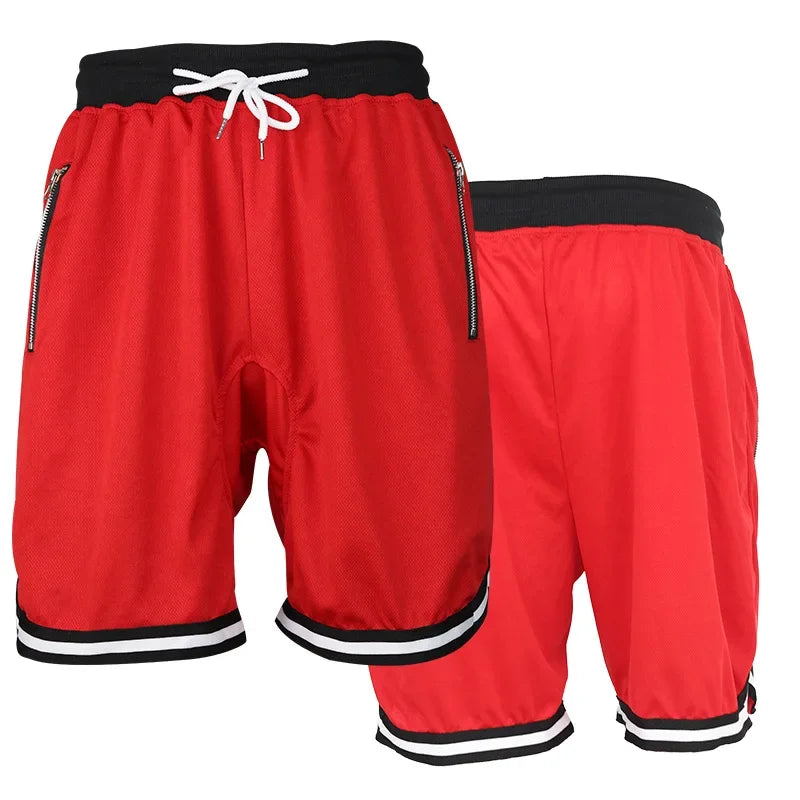Men's quick dry gym jogger shorts by THRIXINE in 8 colors, shown in a comfortable athletic fit with elastic waistband.