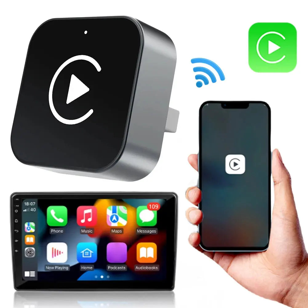 Wireless Android Auto Carplay Box/Adapter Smart USB Dongle Convert Wired To Wireless Auto Connect for Factory Wired CarPlay Cars ZITA LA BELLE ÉLITE