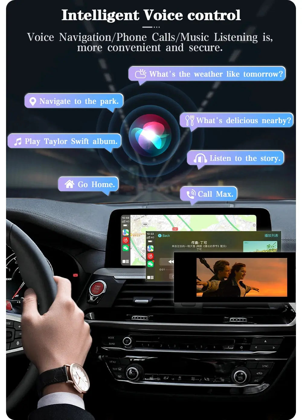 Wireless Apple CarPlay & Android Auto Mirror Link Functions Decoder For BMW NBT System 1 2 3 4 5 6 7 Series X1 X3 X4 X5 X6 MINI ZITA LA BELLE ÉLITE