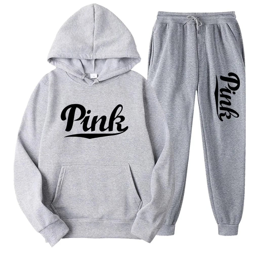 Tracksuits Men/Women Casual Solid Warm Suits Hoodies Sweatpants Autumn Winter Pullover Sweatshirts Pants Sports Suit Two Piece ZITA LA BELLE ÉLITE
