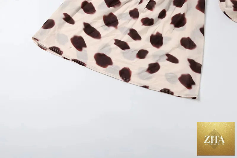 Sexy Printed With Detachable Scarf Women's Shirt Dress Lapel Collar Full Sleeve Button Mini Dresses 2026 Summer Chic Female Robe