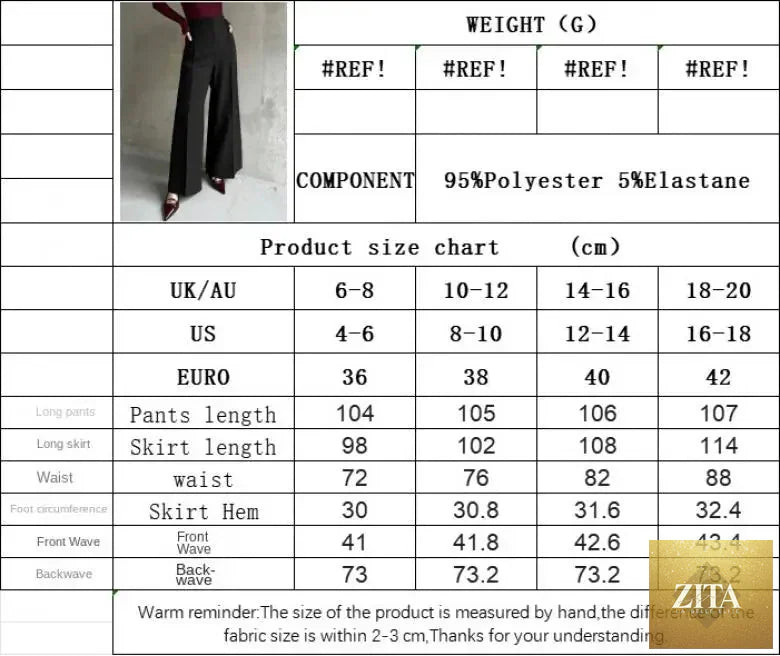 Black women's high-waisted suit pants by Ladyez, slim-fit straight-leg workwear for spring and autumn, versatile and stylish.