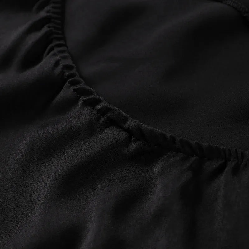 Backless lace-up maxi dress by Femstylo, sleeveless evening gown with ribbon accents, perfect for formal parties.