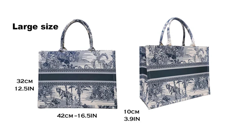 Personalized custom women's tote bag, canvas printed handbag, large capacity beach bag