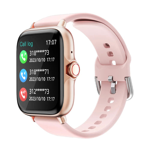 1.83'' Waterproof Smart Watch with Message Answer Call Sleep Pink Lucky
