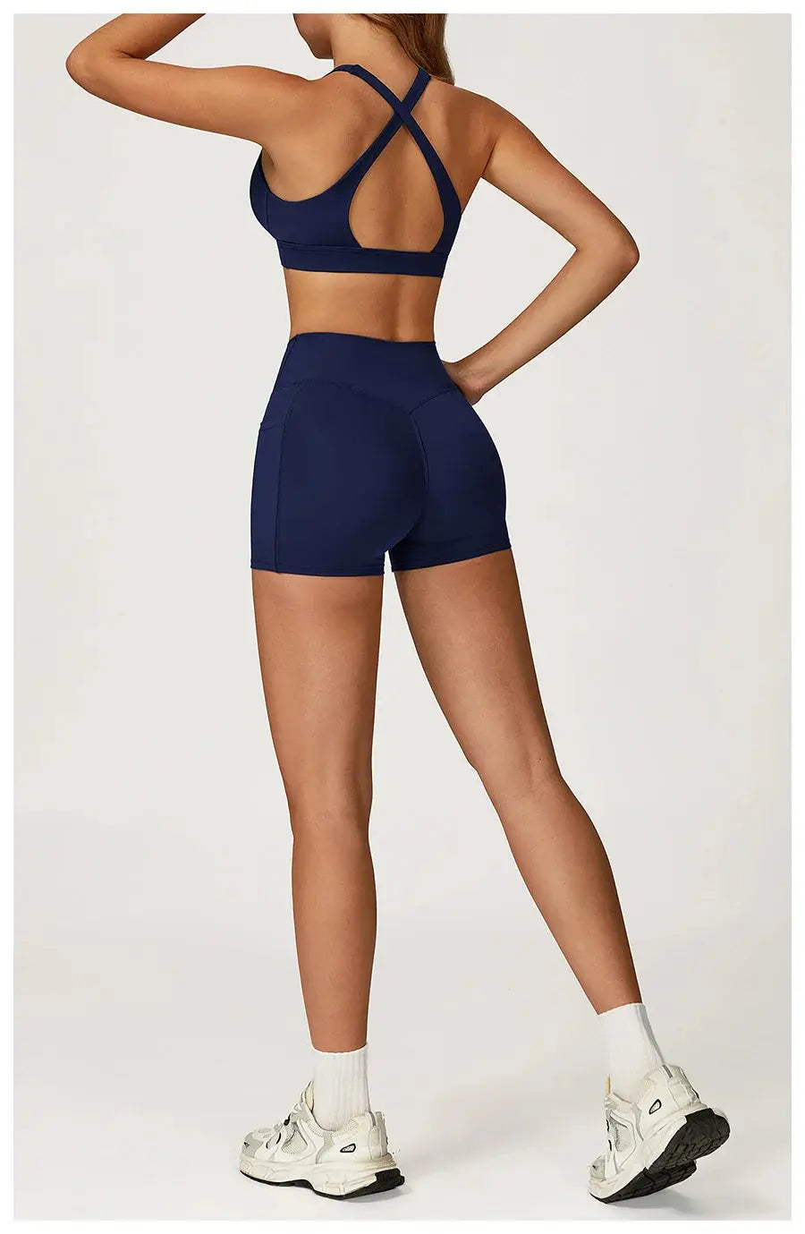 Yoga Set 2 Pieces Workout Outfits Fitness Sportswear Gym Tracksuit High Waist Leggings Sports Vest Athletic Wear Women Clothes ZITA LA BELLE ÉLITE