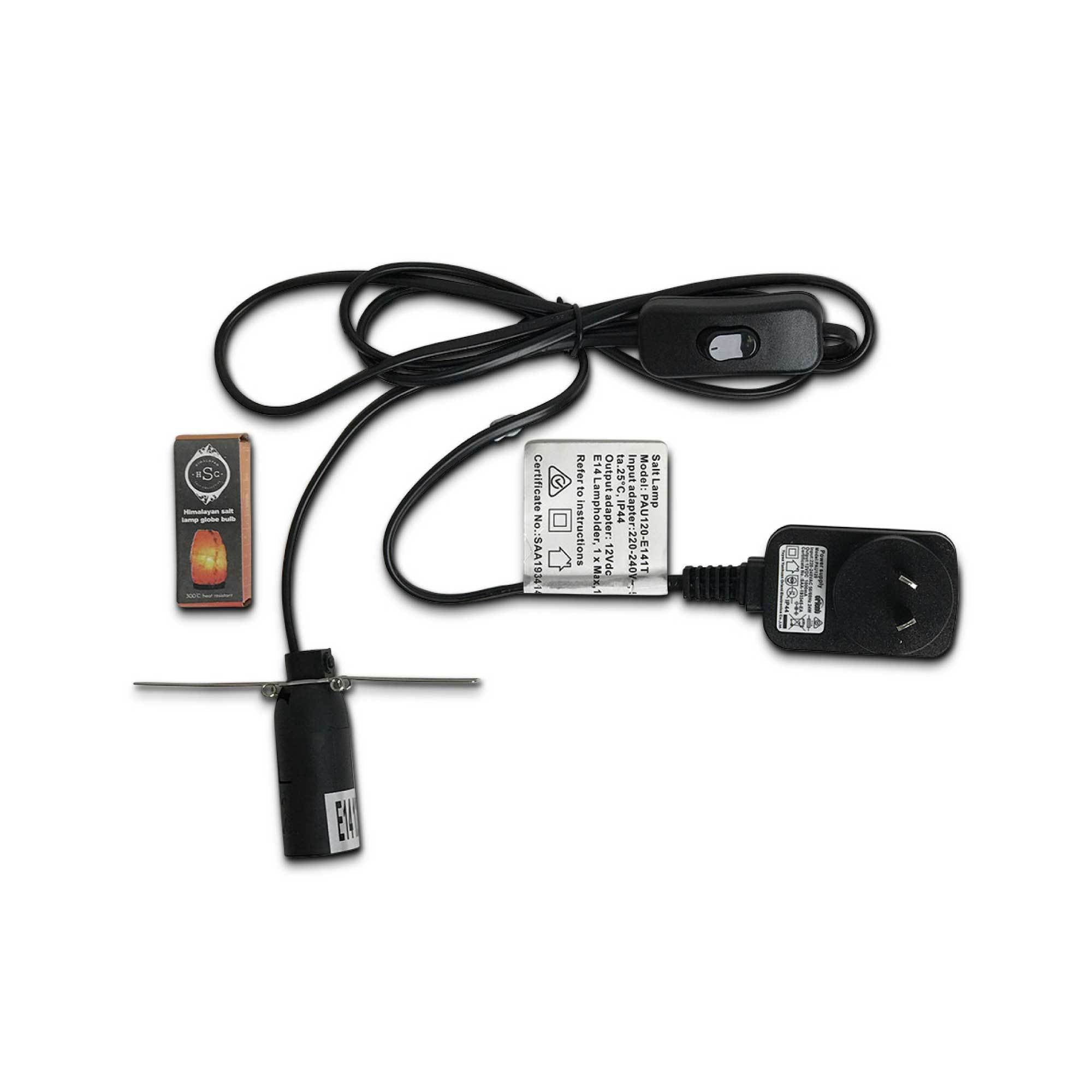 12V 12W Heart Himalayan Pink Salt Lamp Carved Rock Crystal Light Bulb Ozdingo