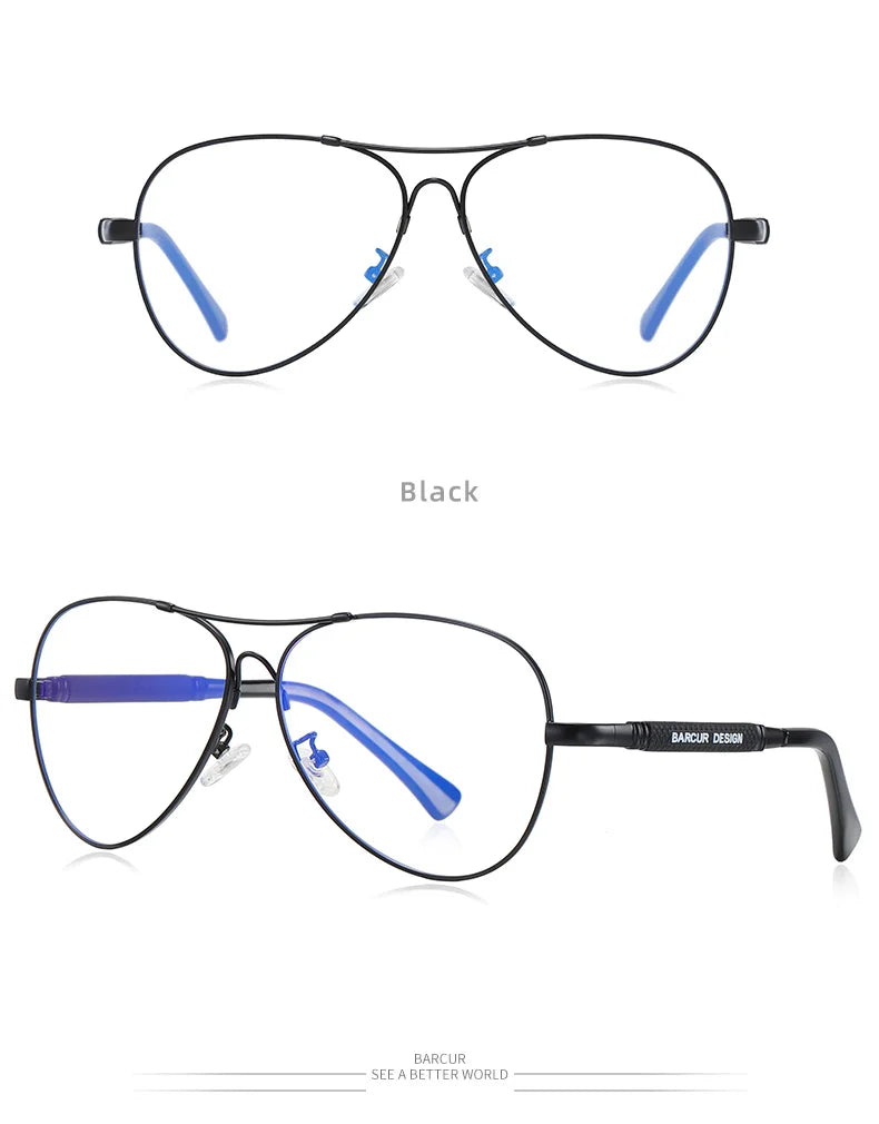 Stevvex BARCUR polarized pilot sunglasses for men with gradient mirror lenses, stainless steel frame, UV400 protection, ideal for outdoor activities