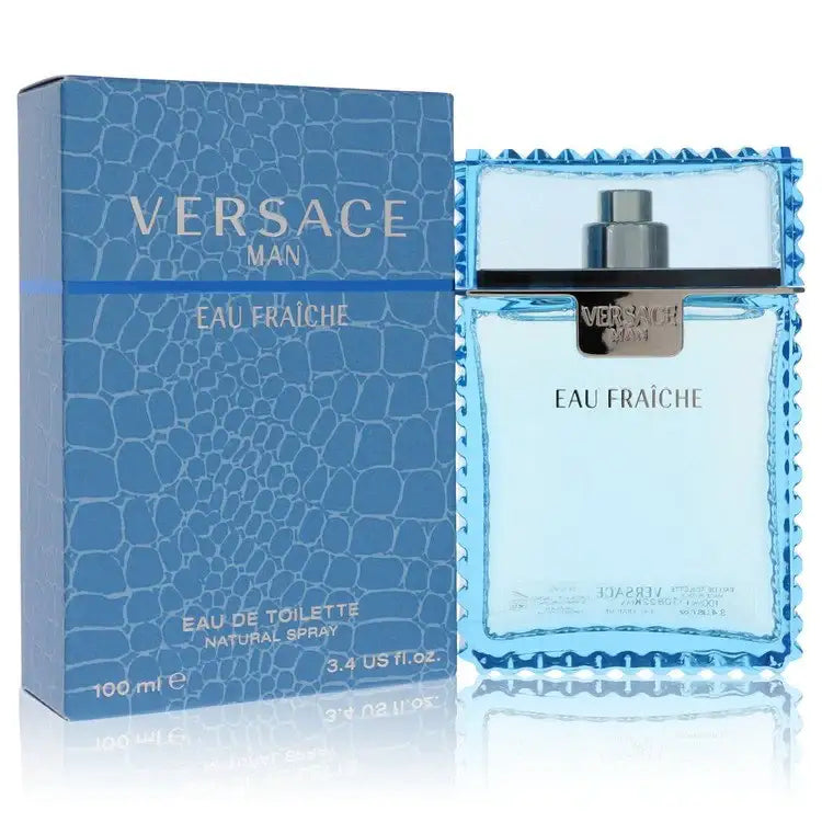 Versace Man Eau Fraiche cologne for men by Gamer Scents, featuring a sleek bottle with a modern design and fresh fragrance notes.