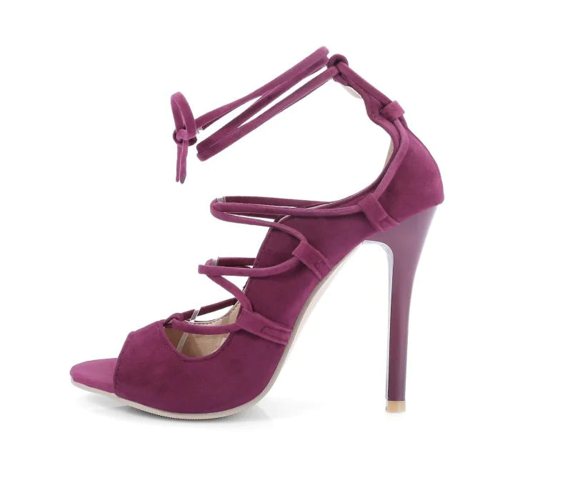 Trendy Attic Store01 women's Roman high heel peep toe sandals with stylish design and open toe for elegant summer footwear.