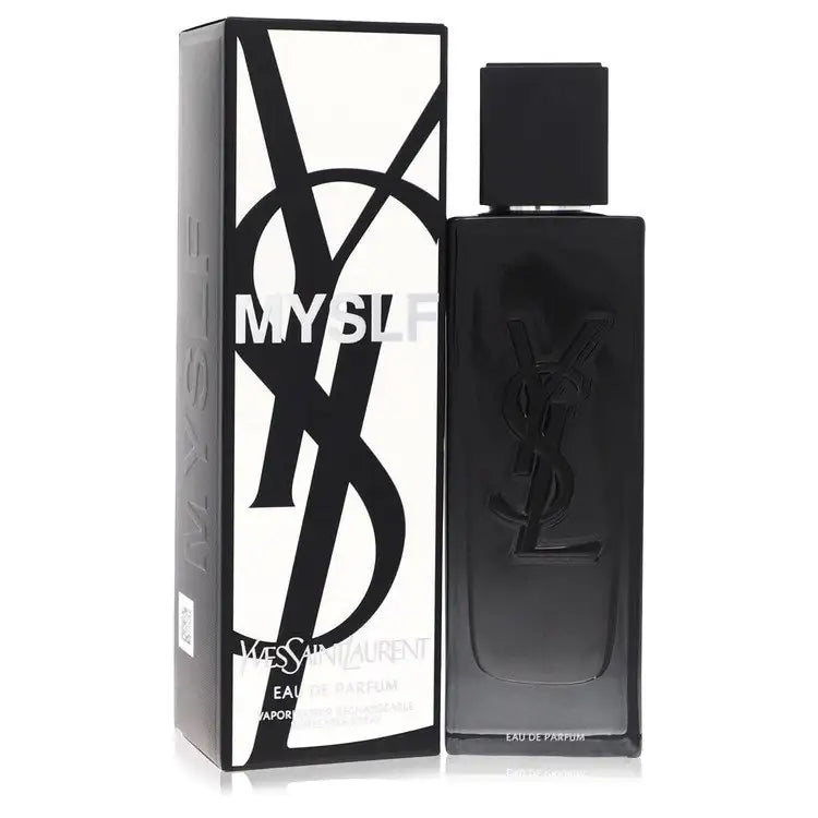 Yves Saint Laurent Myslf men's cologne by Gamer Scents, featuring a sleek bottle with a modern design.