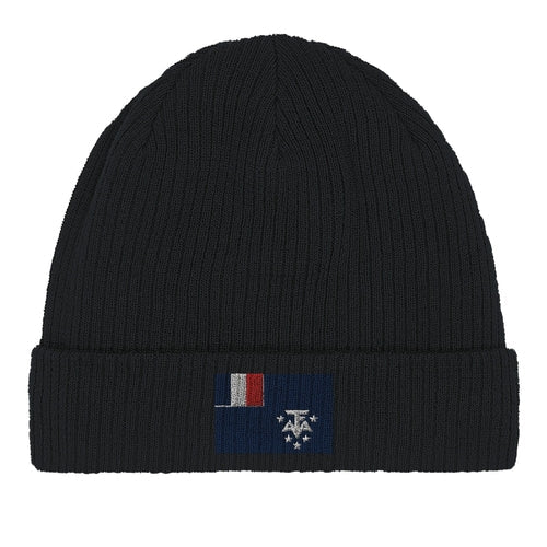 Bonnet en coton Drapeau de l'Antarctique française Amethyst Clover