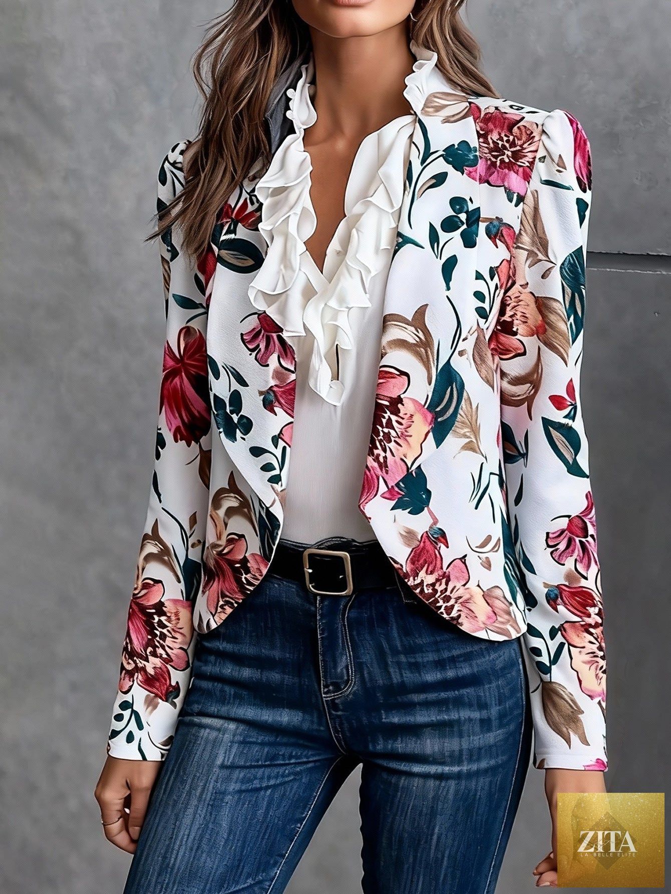 Women’s casual commuter jacket by FitiqueFit, featuring a versatile all-match design and lightweight, stylish fit.