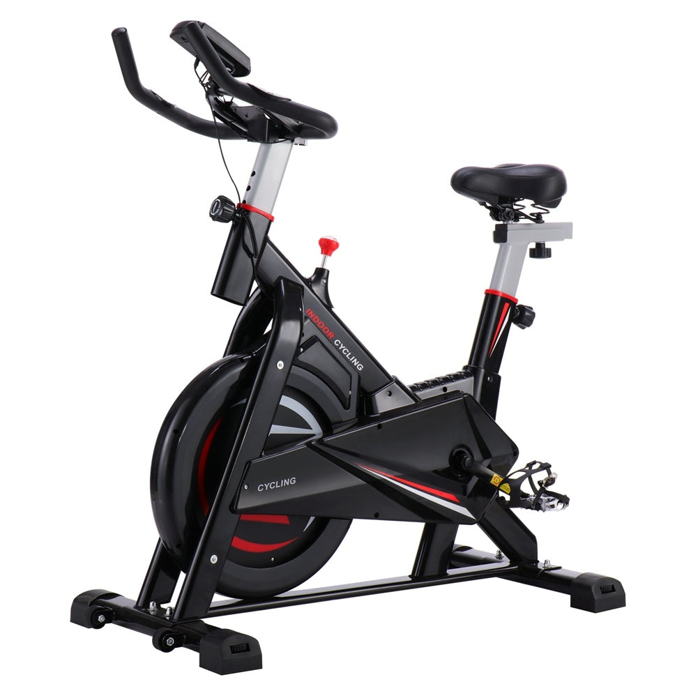 Gym Fitness Indoor Cycling Trainer Quiet Stationary Spinning Bike with Blue Strawberry