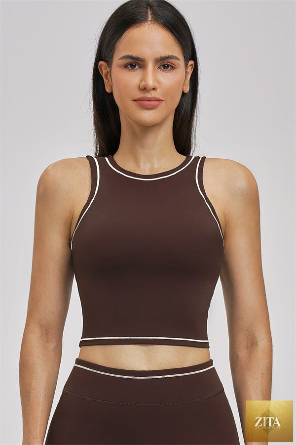 The Unbound Crop Top Shorts 2-Piece Set