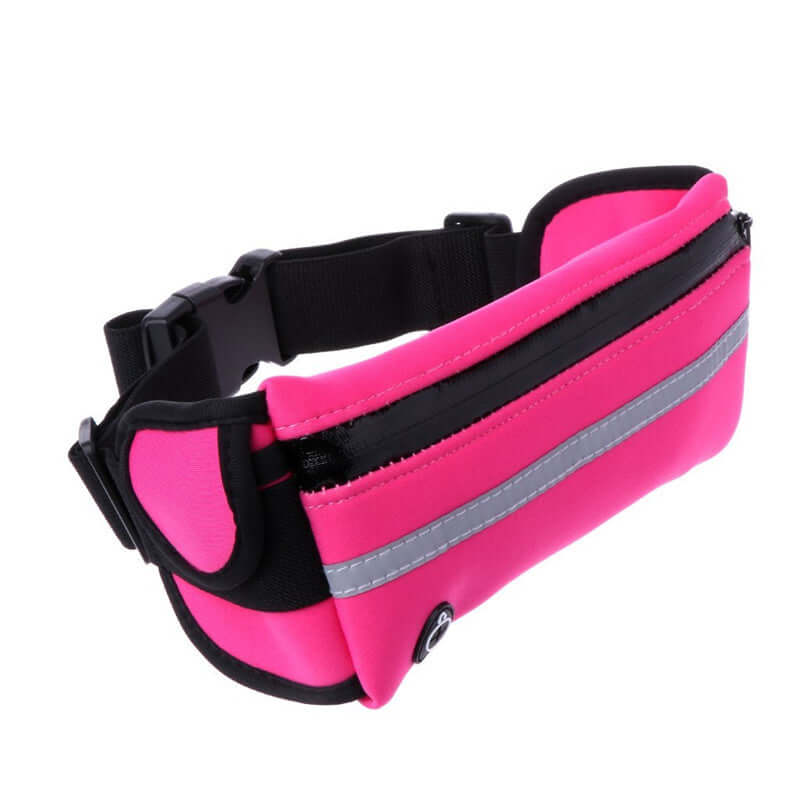 Velocity Water-Resistant Sports Running Belt and Fanny Pack for Black Lavender