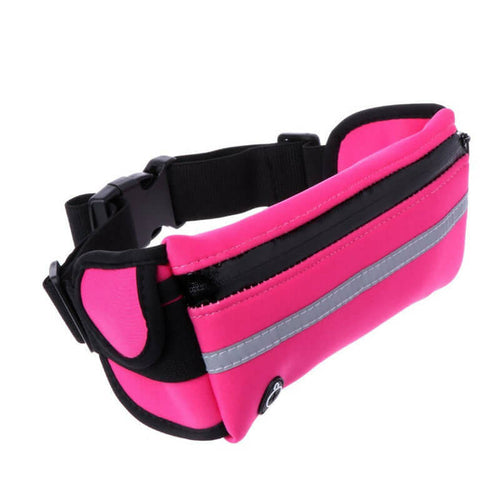 Velocity Water-Resistant Sports Running Belt and Fanny Pack for Black Lavender