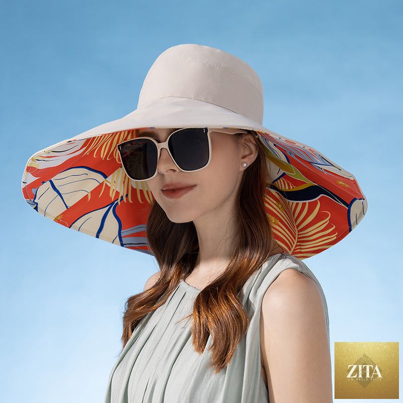 Double-sided Plus-sized Sun Hat