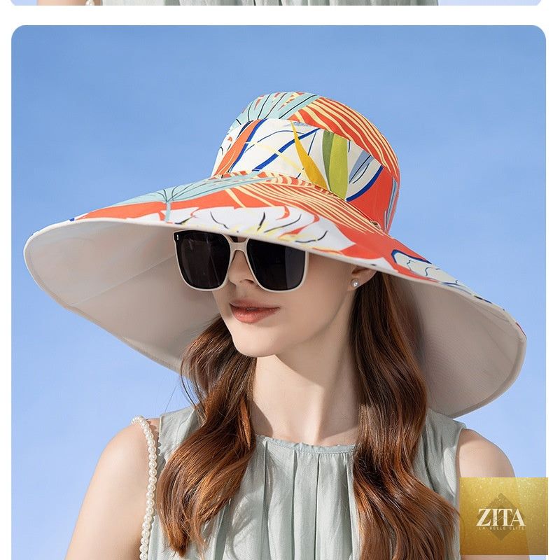 Double-sided Plus-sized Sun Hat