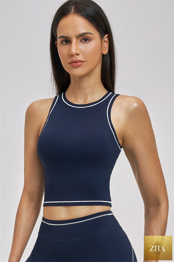 The Unbound Crop Top Shorts 2-Piece Set