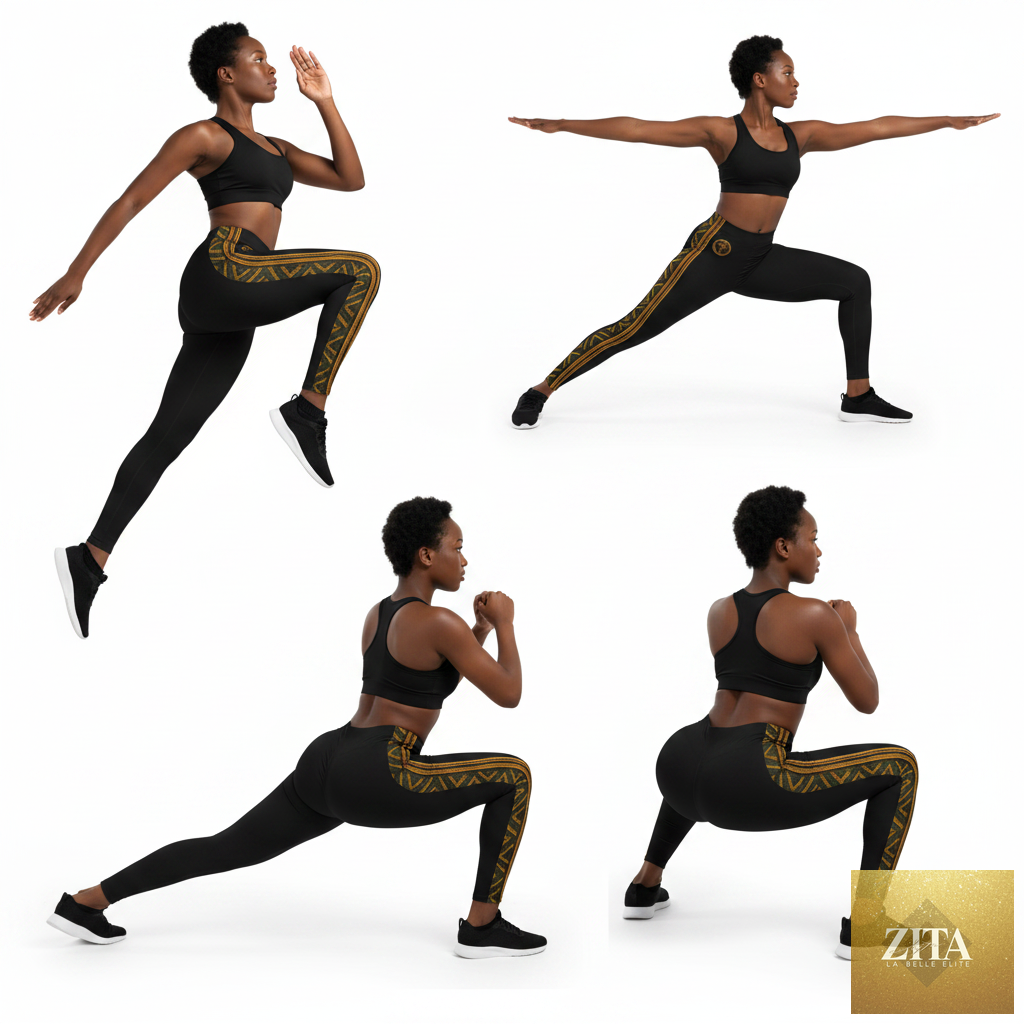 Ankh Energy High-Waist Stretch Leggings for Women