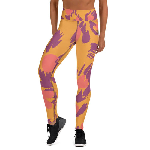 Yoga Leggings Pink Lucky