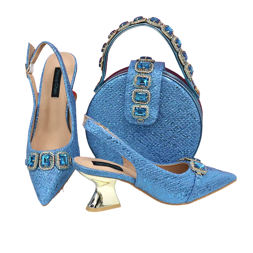 Ladies Shoes Matching Bag Set EDN12