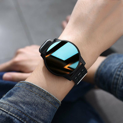Men's And Women's Smart Watch Multi-function Electronic Bracelet Maroon Asteria