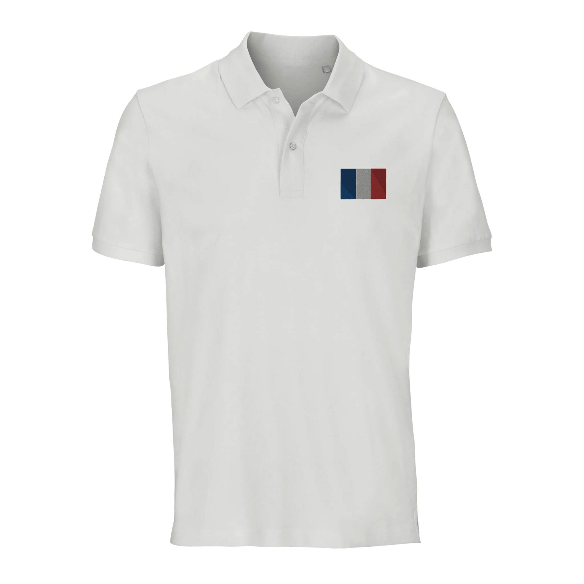 Polo Drapeau de la France – Brodé – Coton