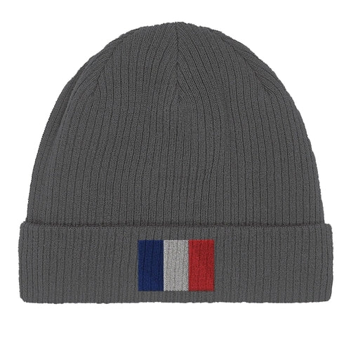 Bonnet en Coton – Drapeau de la France – Broderie