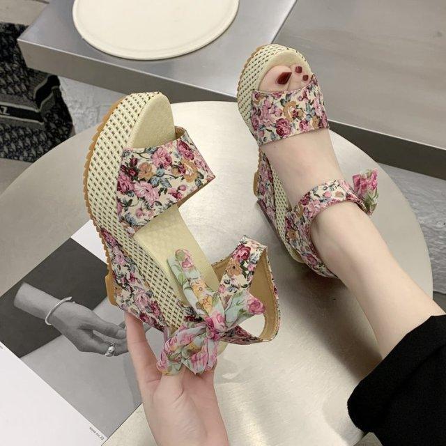 Stevvex women's high heel summer sandals with bowknot, ankle strap, lace-up platform, and slingback design.
