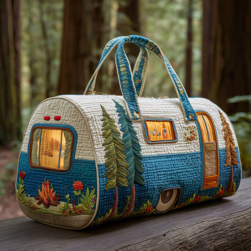 Social Buzz eSIMs 2026 quilted travel bag with embroidery, multifunctional sports and fitness design, ideal for short trips.