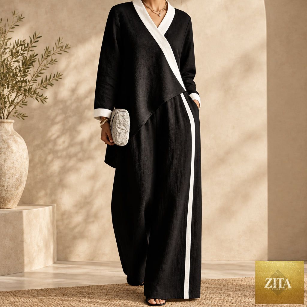 Women's 2-Piece Colour-Block Set
