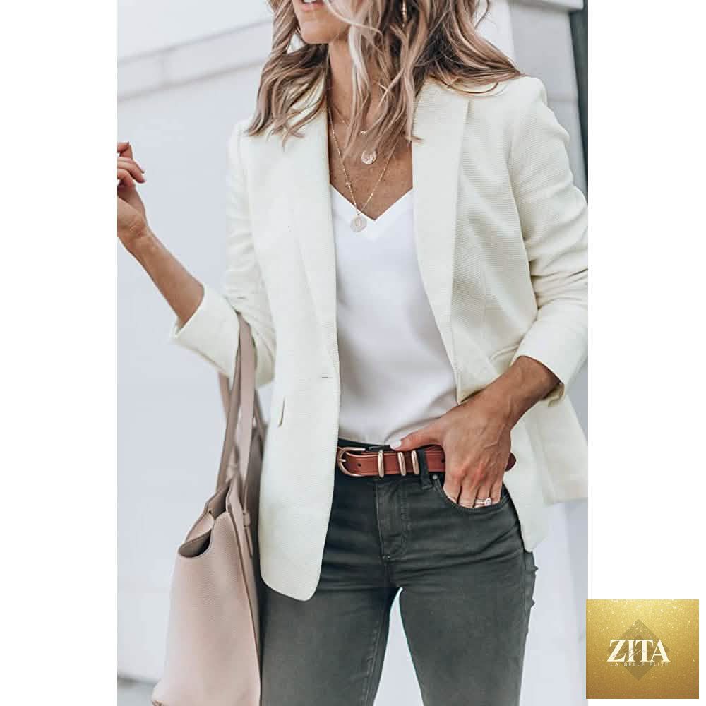 Cicy Bell women's casual blazer, stylish women's outerwear with a tailored fit, perfect for everyday wear and versatile styling.