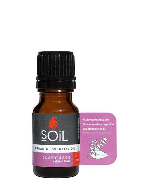 Organic Clary Sage Essential Oil (Salvia Sclarea ) 10ml Ivory Iphigenia