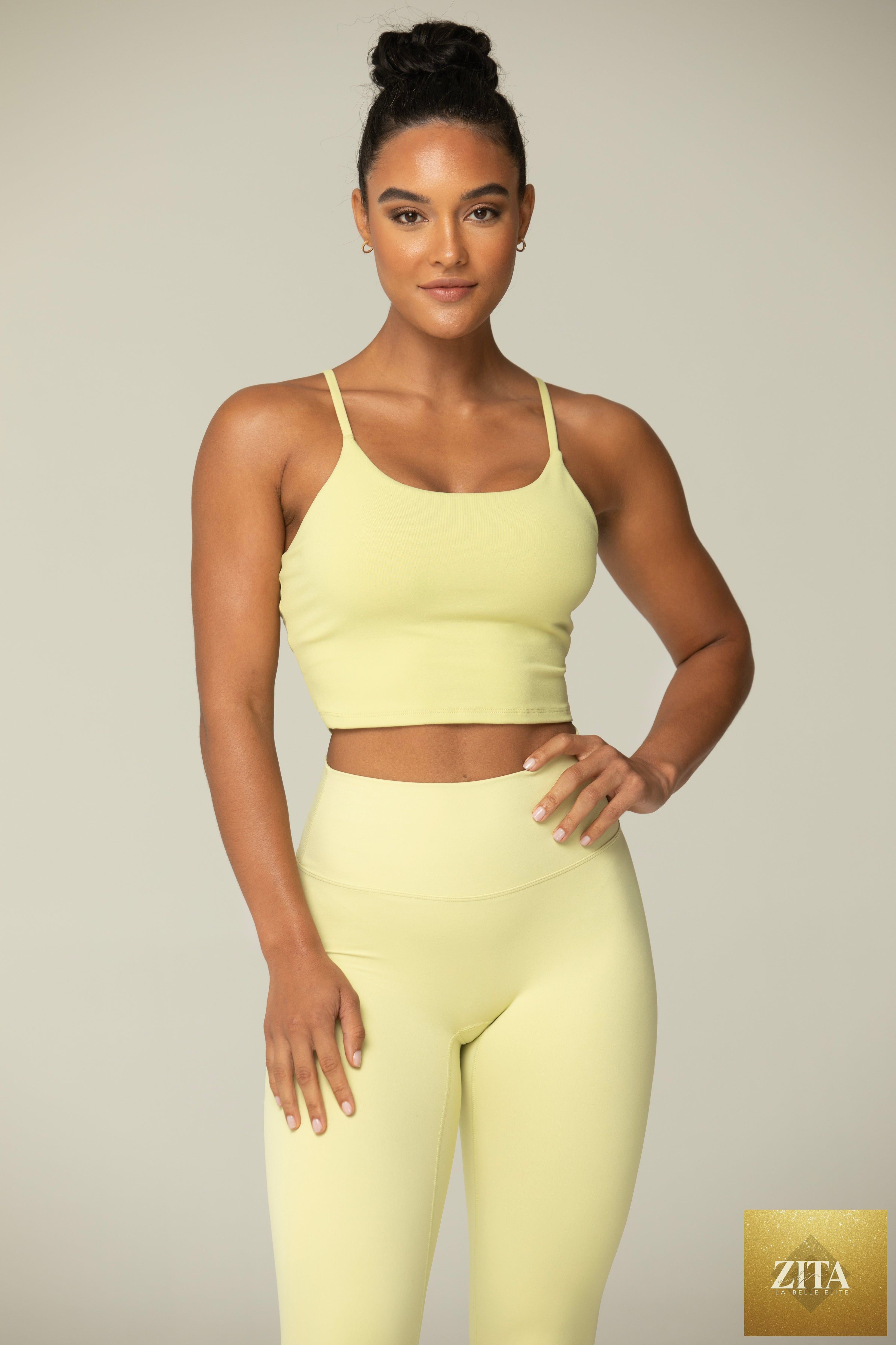 Yoga Legging & Cropped Bra 2 Piece Set