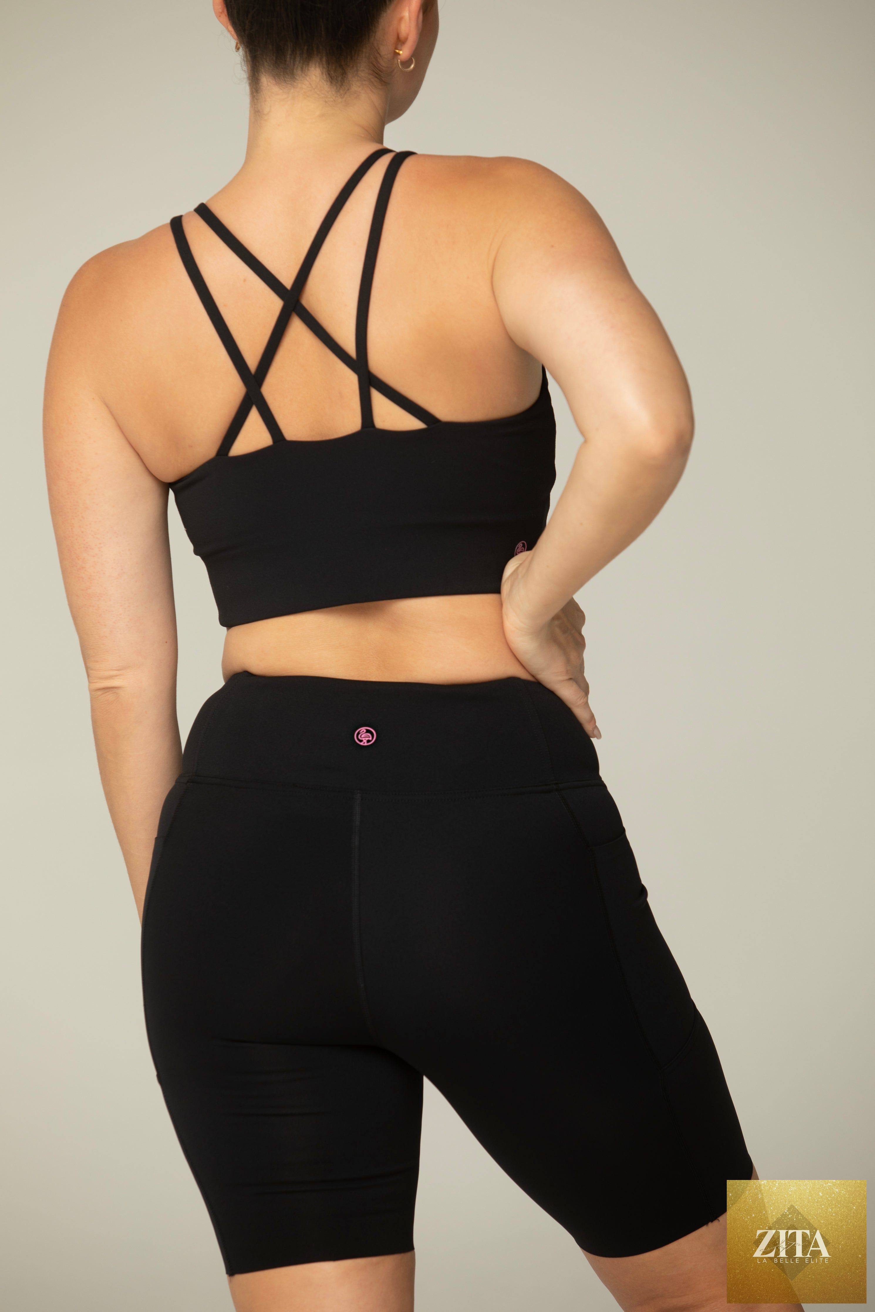 Stardust Sculpt Biker Shorts – Ultra-Soft Performance with Functional Pockets
