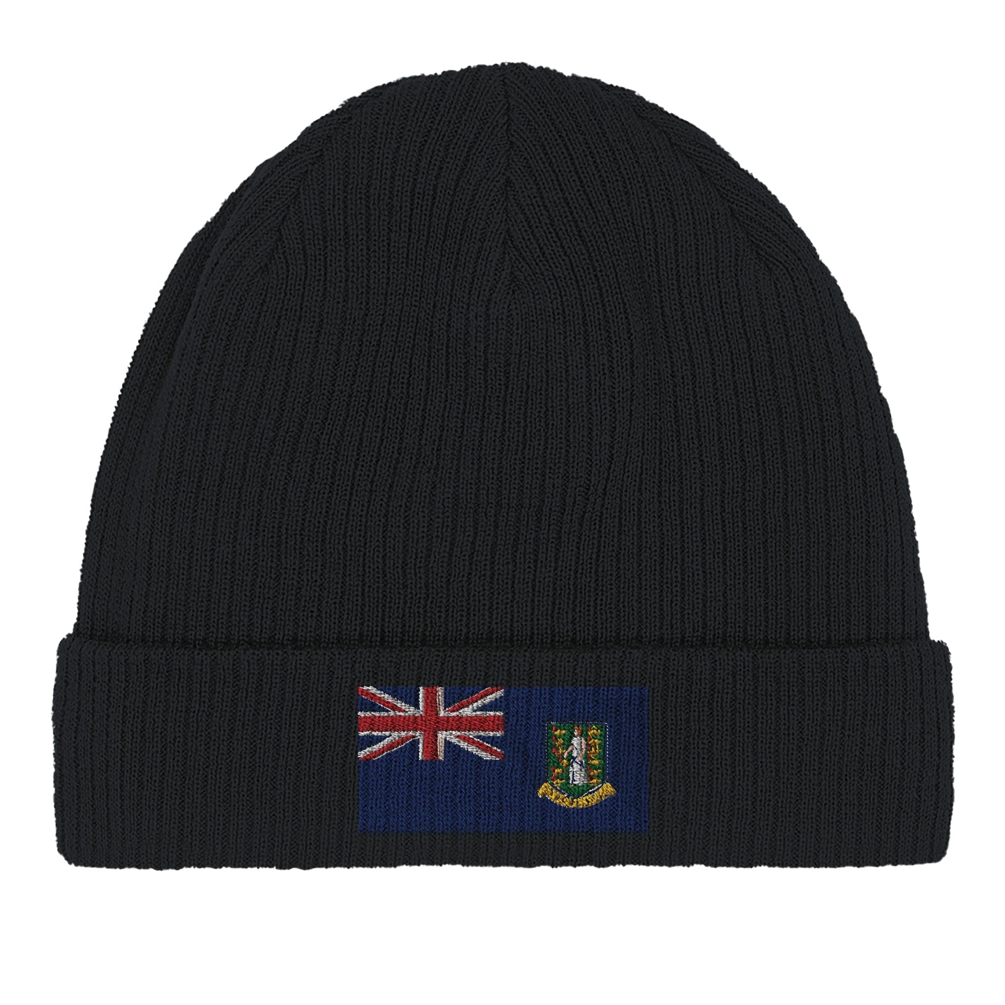 Bonnet en coton Drapeau des îles Vierges britanniques Amethyst Clover