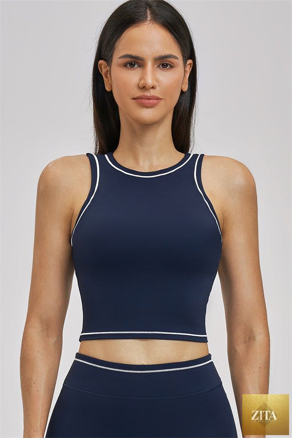 The Unbound Crop Top Shorts 2-Piece Set