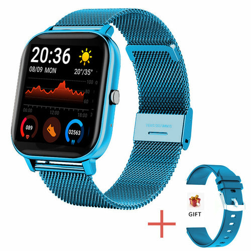 Smart Watch Heart Rate Blood Pressure Color Screen Exercise Maroon Asteria