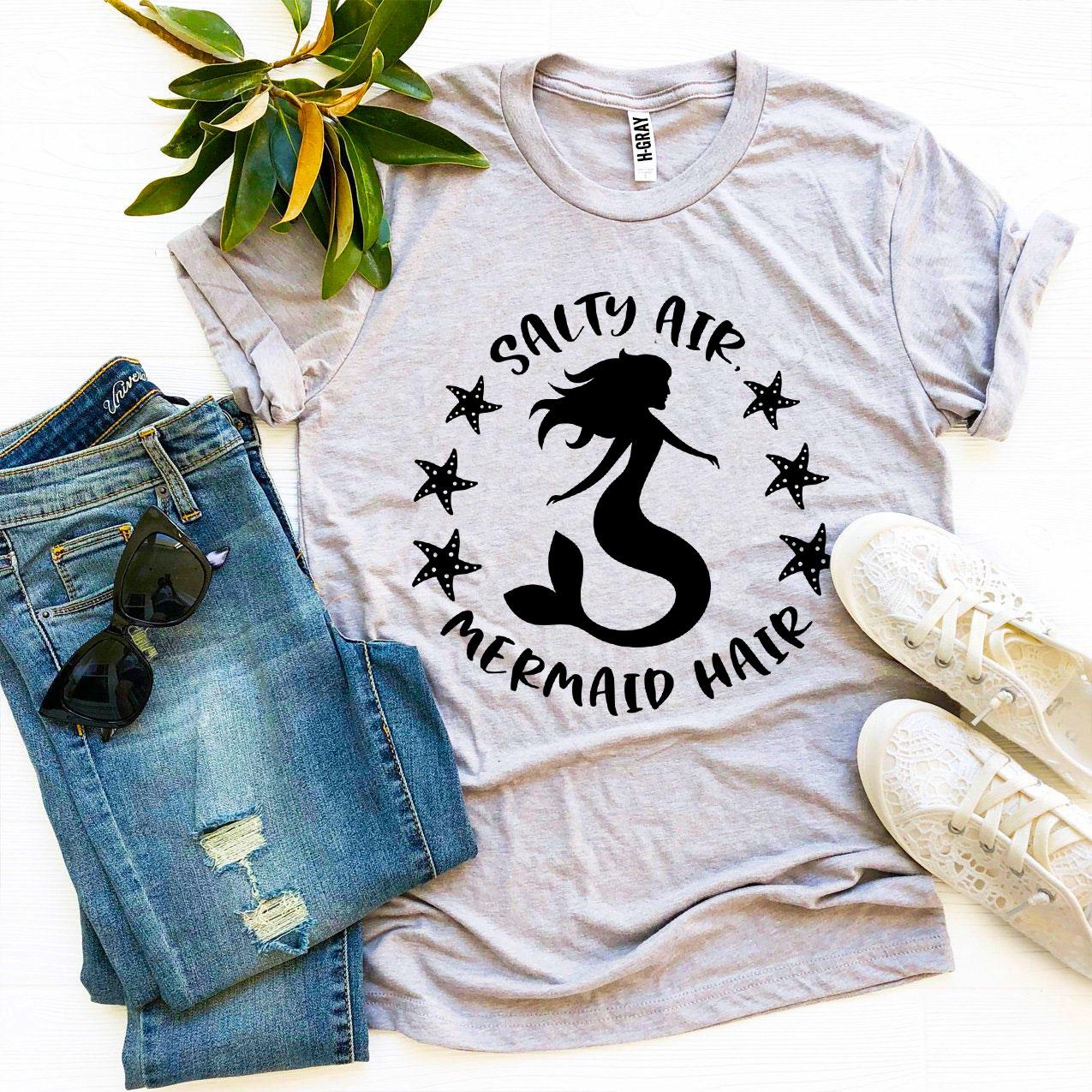 Salty Air Mermaid Hair T-shirt Agate