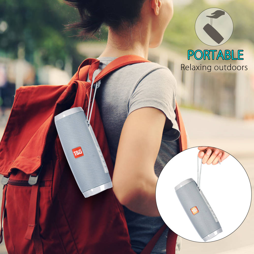 Wireless Portable Bluetooth Stereo Speaker with LED Light Teal Simba