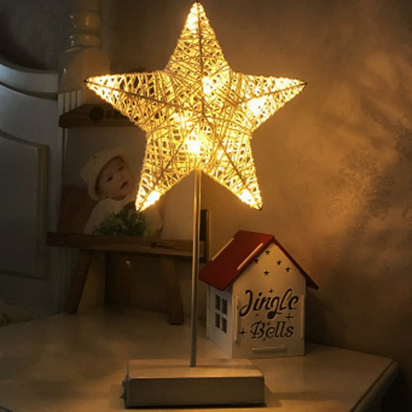 Star And Heart LED Lamp