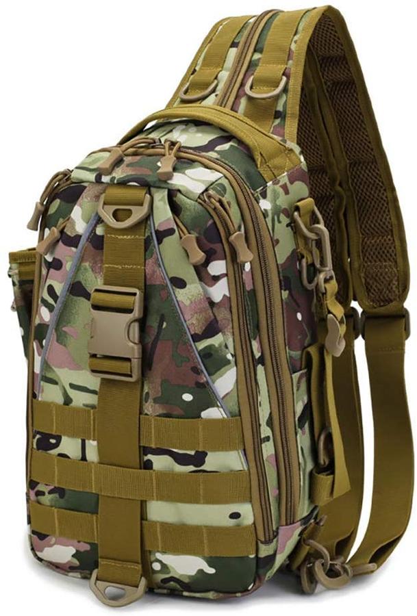 LUXHMOX Fishing Gear Backpack Waterproof Amethyst Osage
