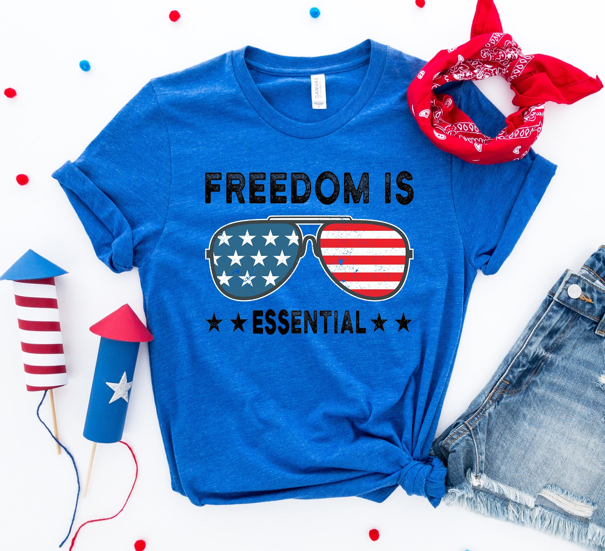 Freedom is essential T-shirt Agate