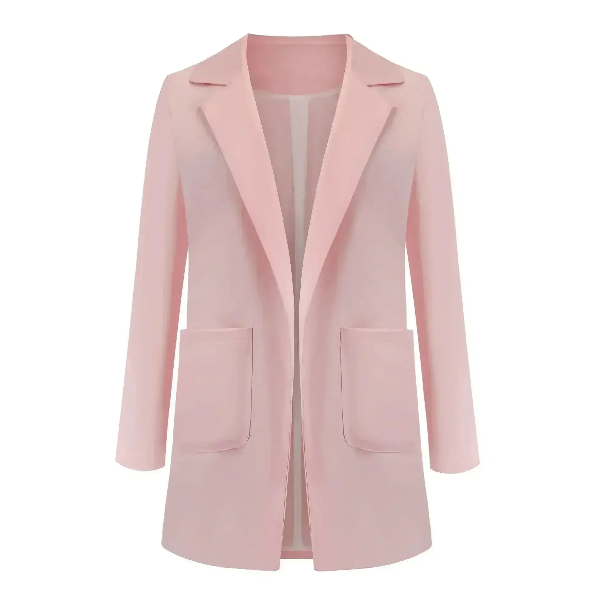 Femstylo autumn women's slim blazer suit jacket, casual office wear, featuring a tailored fit and stylish design.