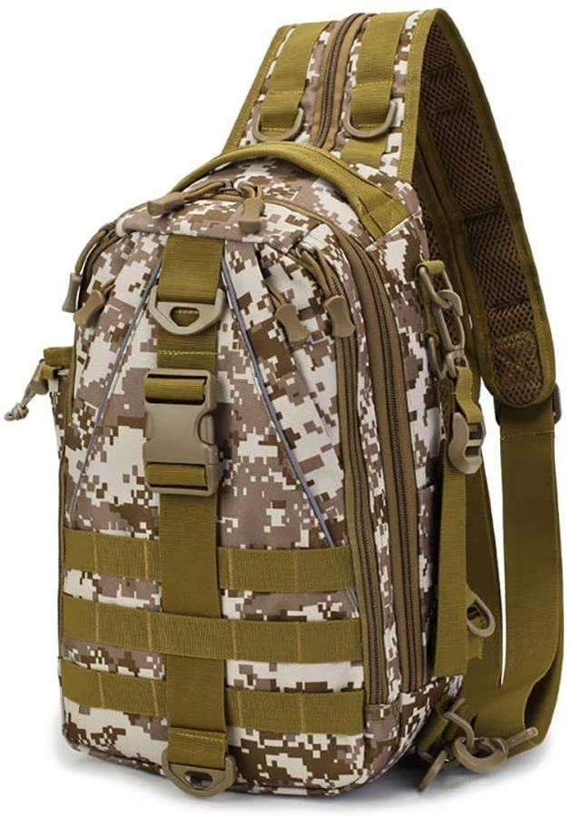LUXHMOX Fishing Gear Backpack Waterproof Amethyst Osage