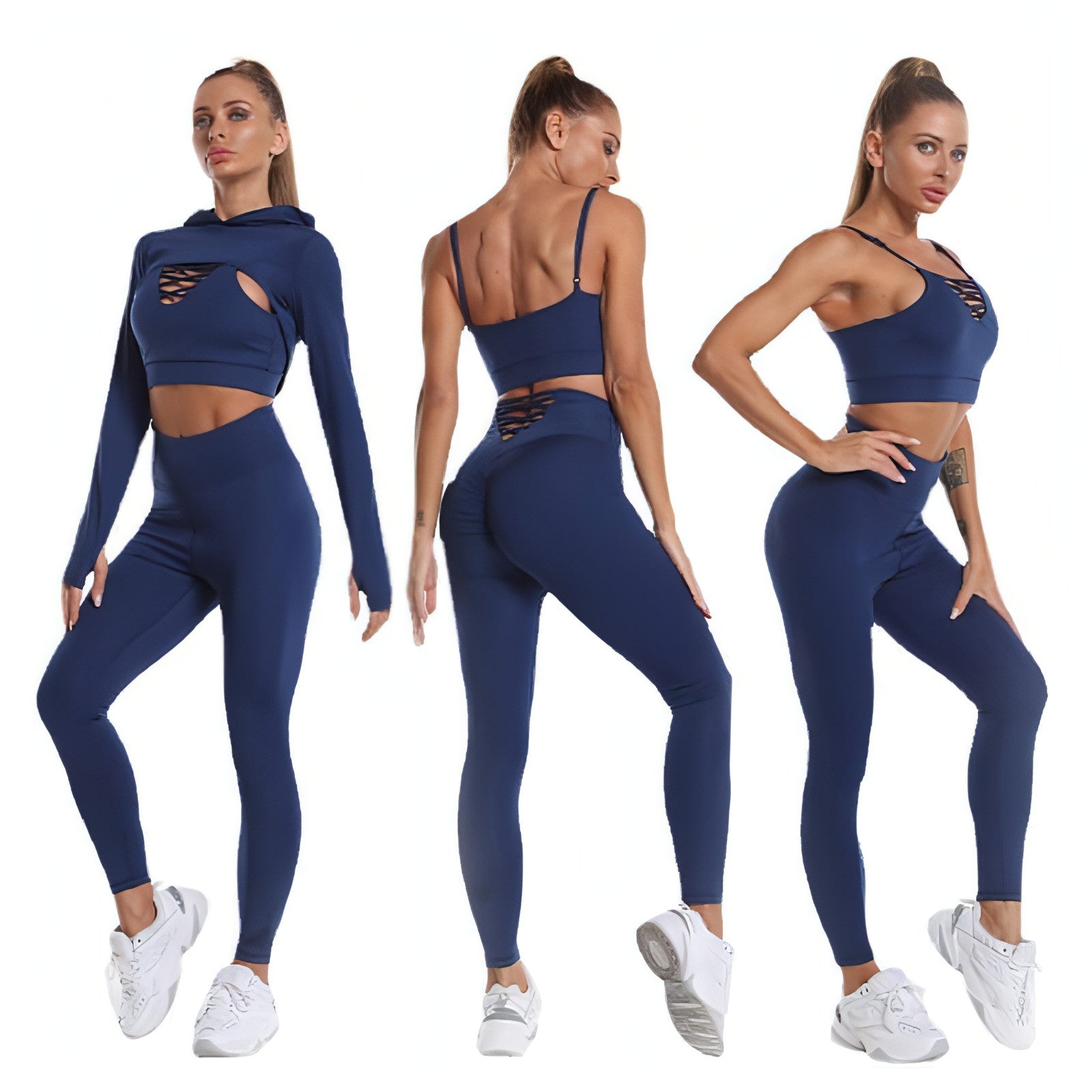 Yoga Fitness Leggings Sports Gym Outfits Clothing Carmine Juneberry